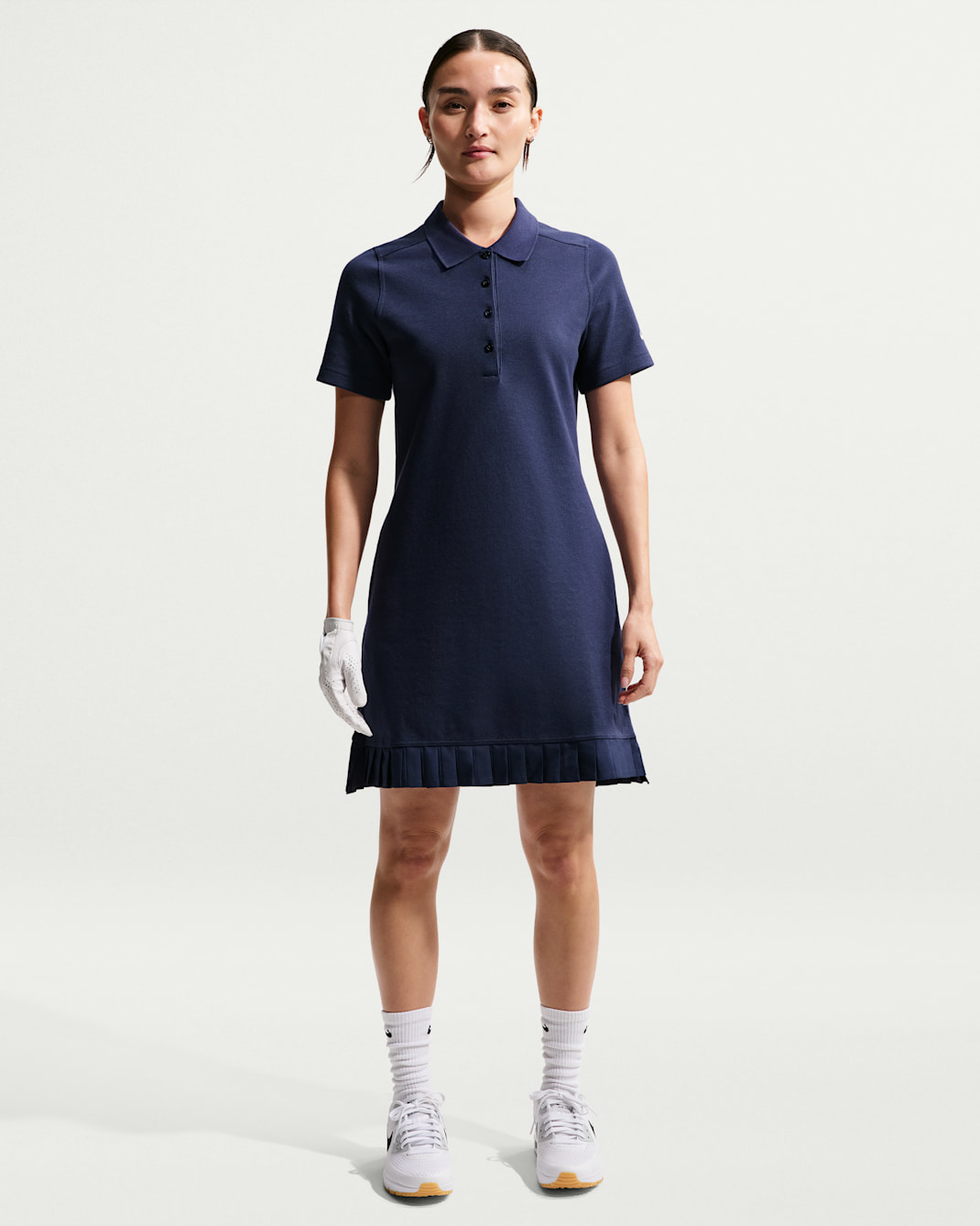 나이키 여성 골프 폴로 드레스 - 미드나이트 네이비/세일