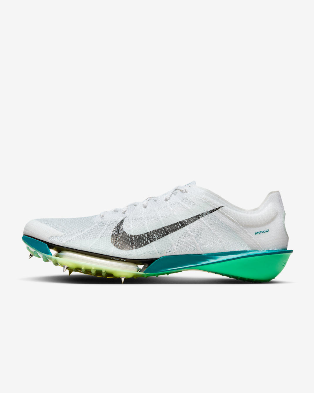 Nike Victory 2 Athletics Distance Spikes - White/Bright Spruce/Electric Algae/Black