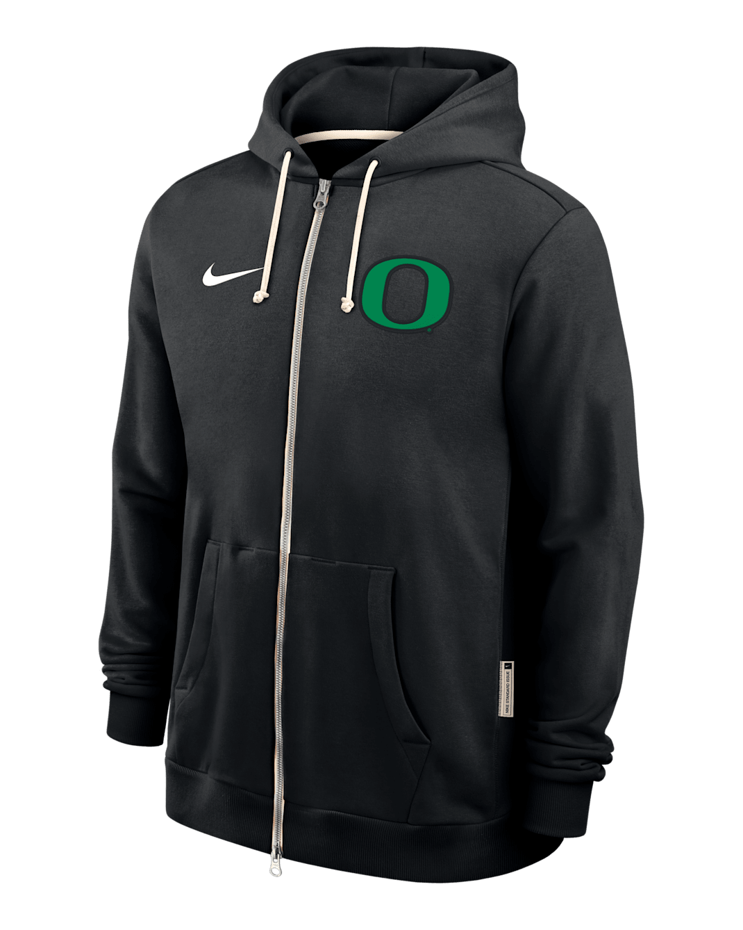 Oregon Sideline Men's Nike Dri-FIT College Full-Zip Hoodie - Black