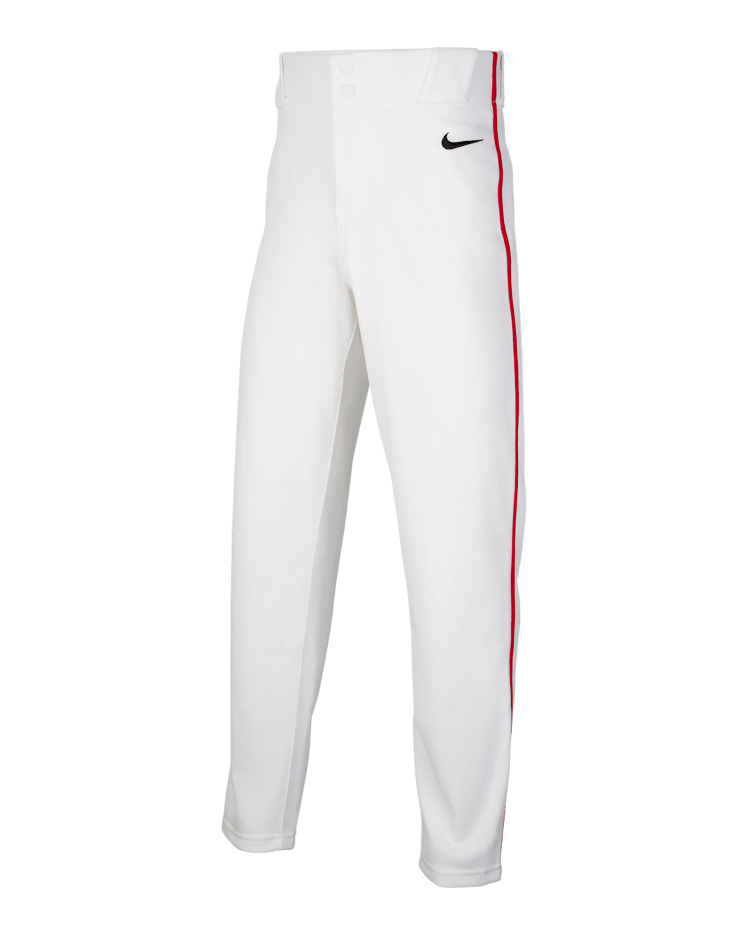 Pants de béisbol entubados para niños talla grande Nike Vapor Select 2 - Blanco/Rojo universitario/Negro