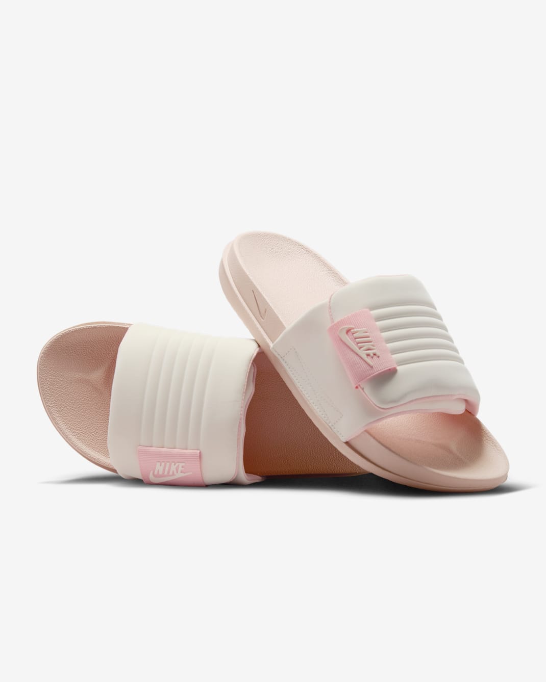 Chanclas para mujer Nike Offcourt Adjust - Duna/Coral lavado/Marfil pálido