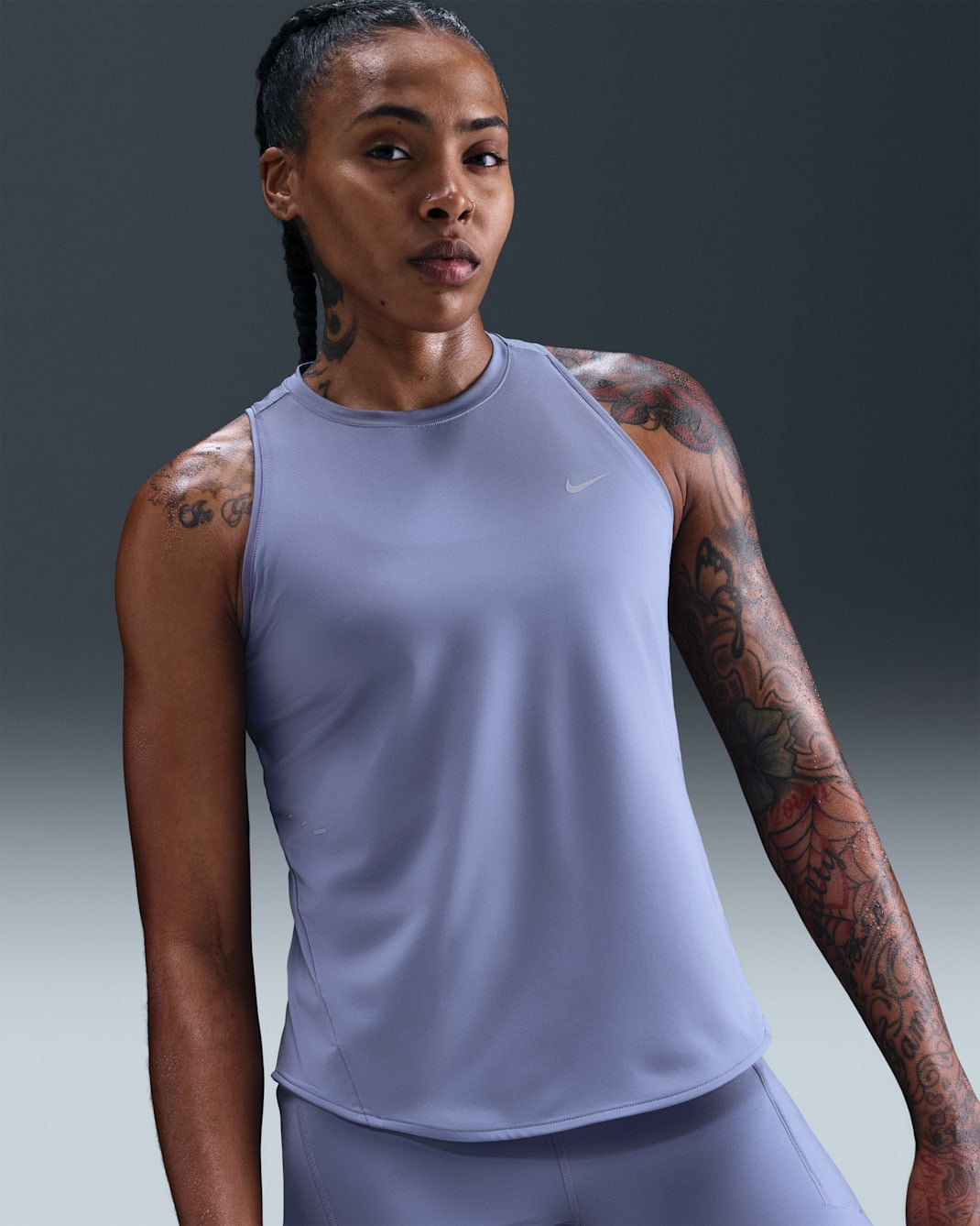 Nike Swift Women's Dri-FIT Running Tank Top - World Indigo