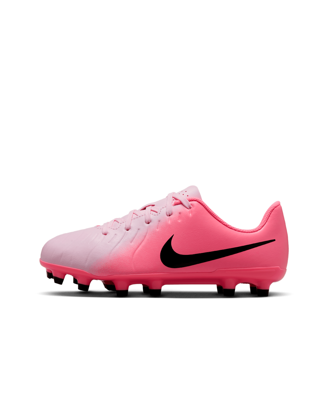Nike Jr. Tiempo Legend 10 Club Younger/Older Kids' Multi-Ground Low-Top Football Boot - Pink Foam/Black