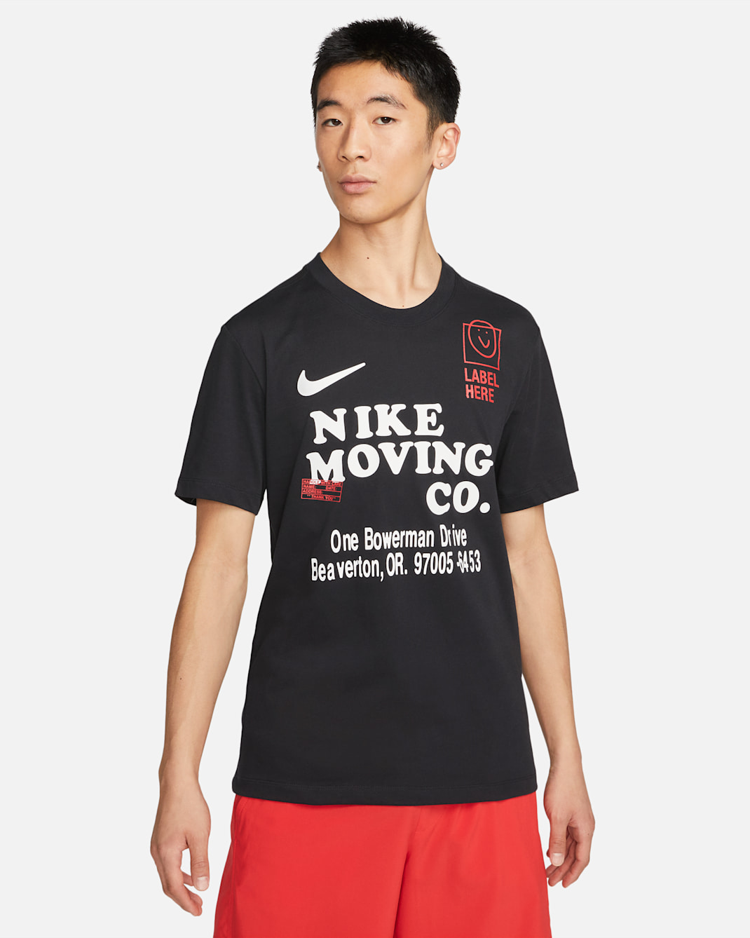 เสื้อยืดเทรนนิ่งผู้ชาย Nike Dri-FIT - ดำ