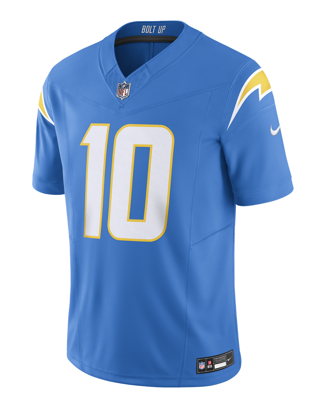 Justin Herbert Los Angeles Chargers Men's Nike Dri-FIT NFL Limited Football Jersey - Powder Blue