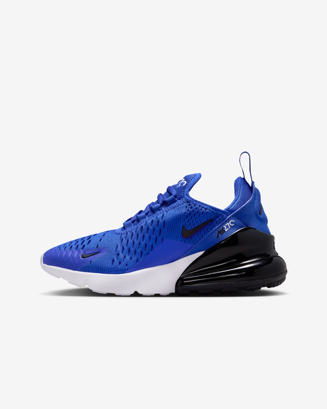 Nike Air Max 270 Big Kids' Shoes - Racer Blue/White/Black