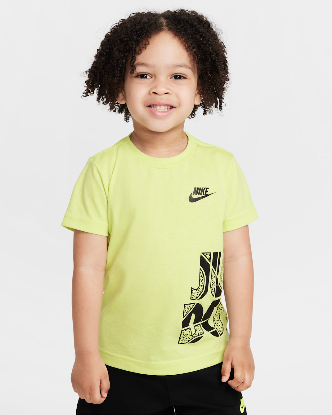 Nike Toddler "Just Do It" Wrap T-Shirt - Lemon Twist