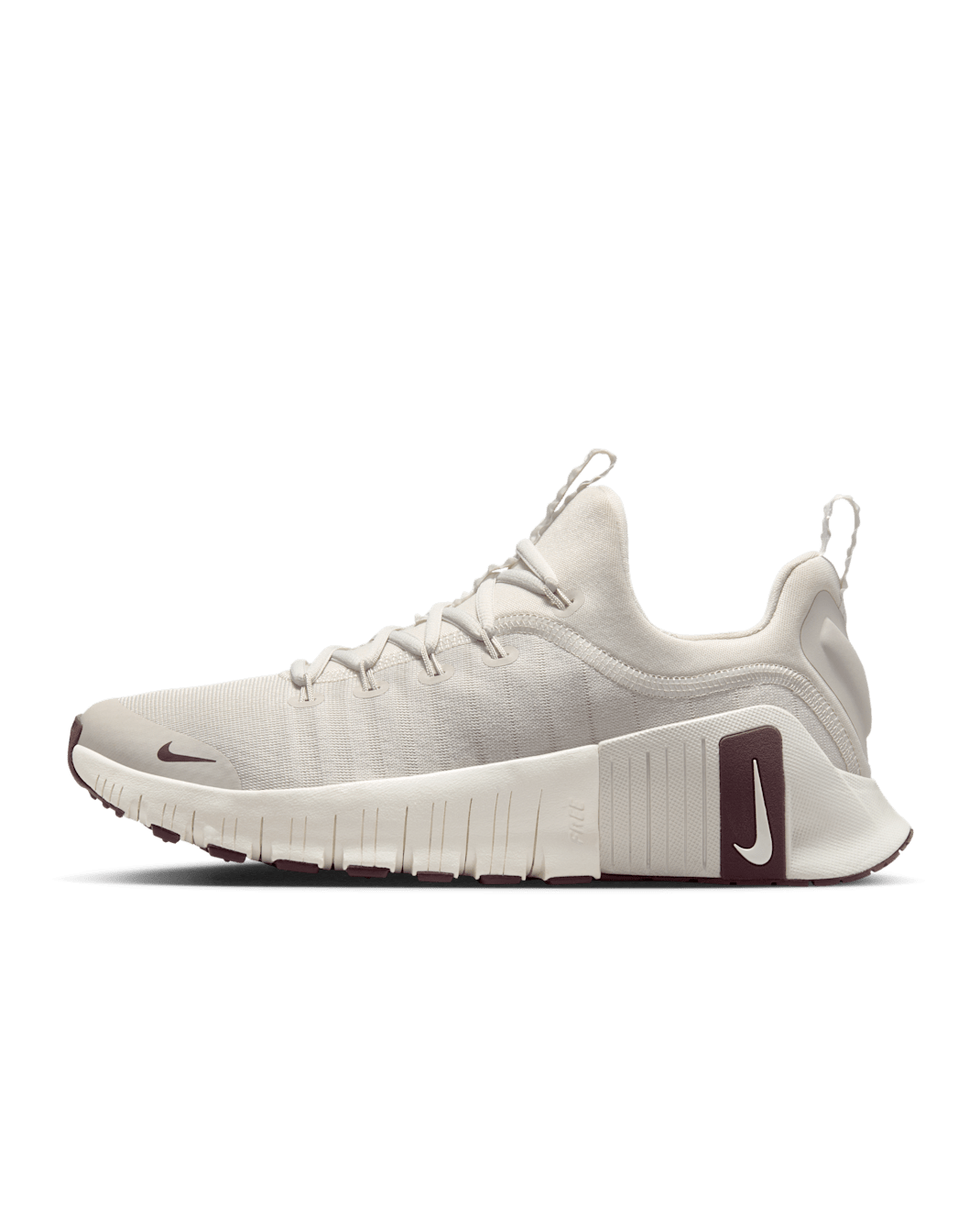 Nike Free Metcon 6 SE Women's Workout Shoes - Light Bone/Burgundy Crush/Soft Pearl