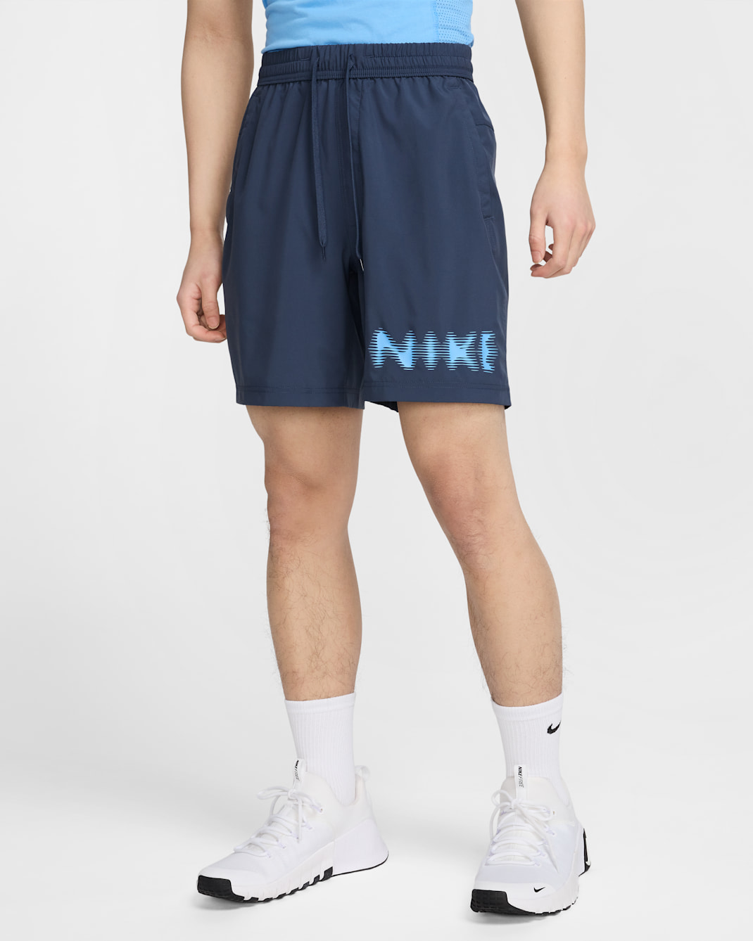 Nike Form Men's Dri-FIT 7" Unlined Versatile Shorts - Thunder Blue/Black