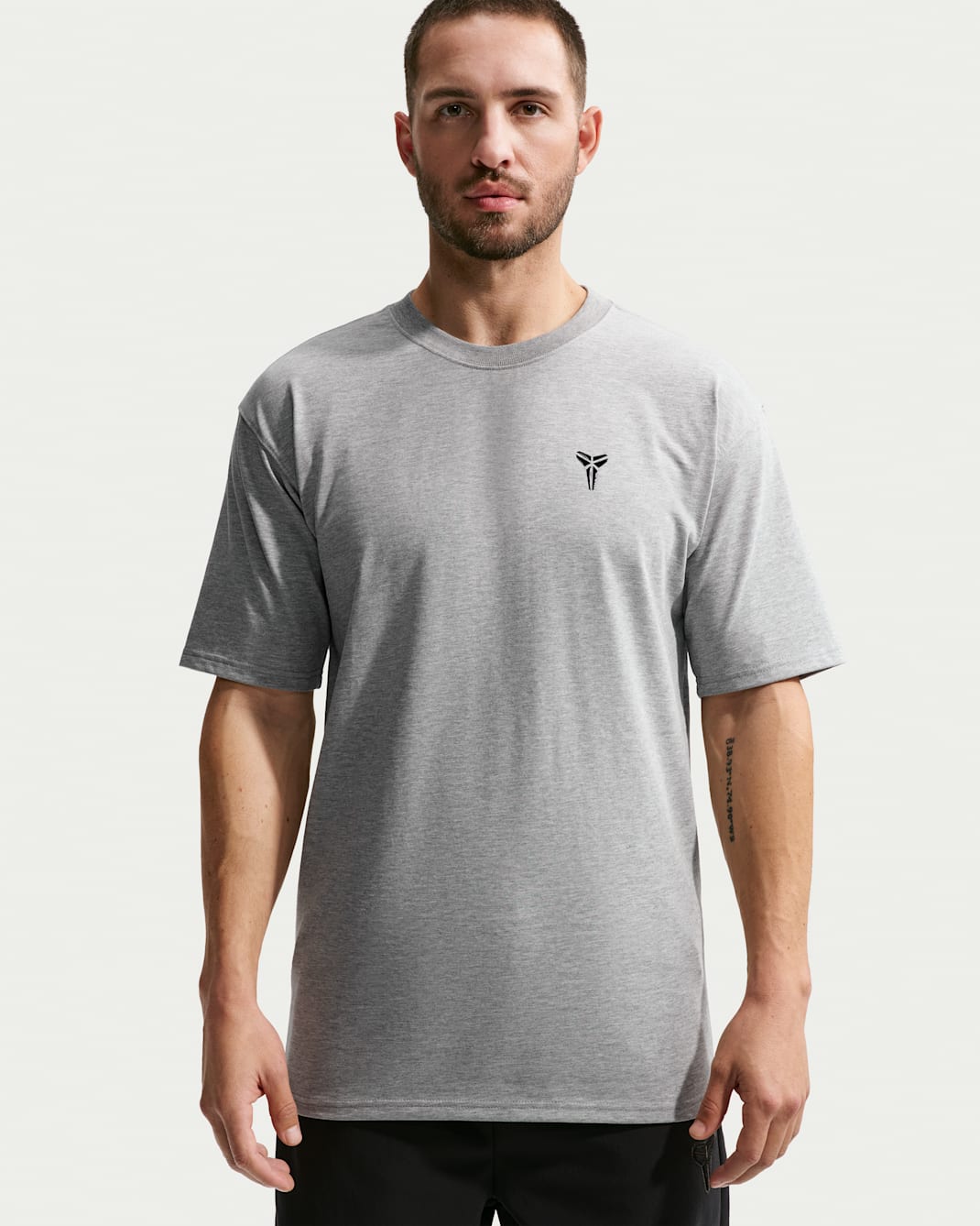 T-shirt de basquetebol Nike Kobe Dri-FIT para homem - Cinzento Heather escuro