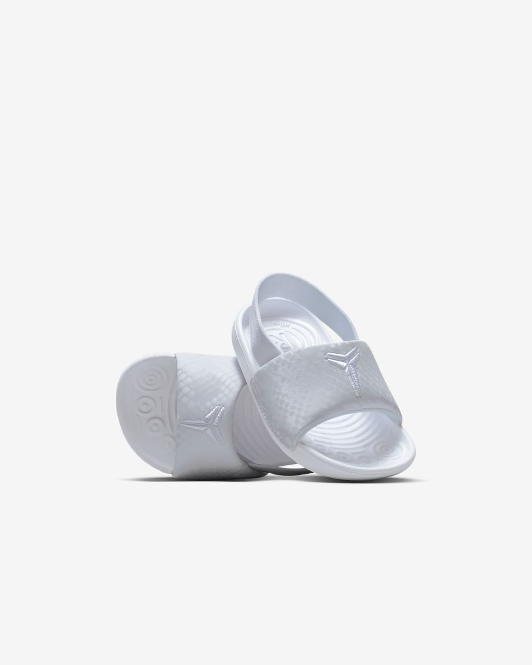 Kobe Kawa Baby/Toddler Slides - White/White