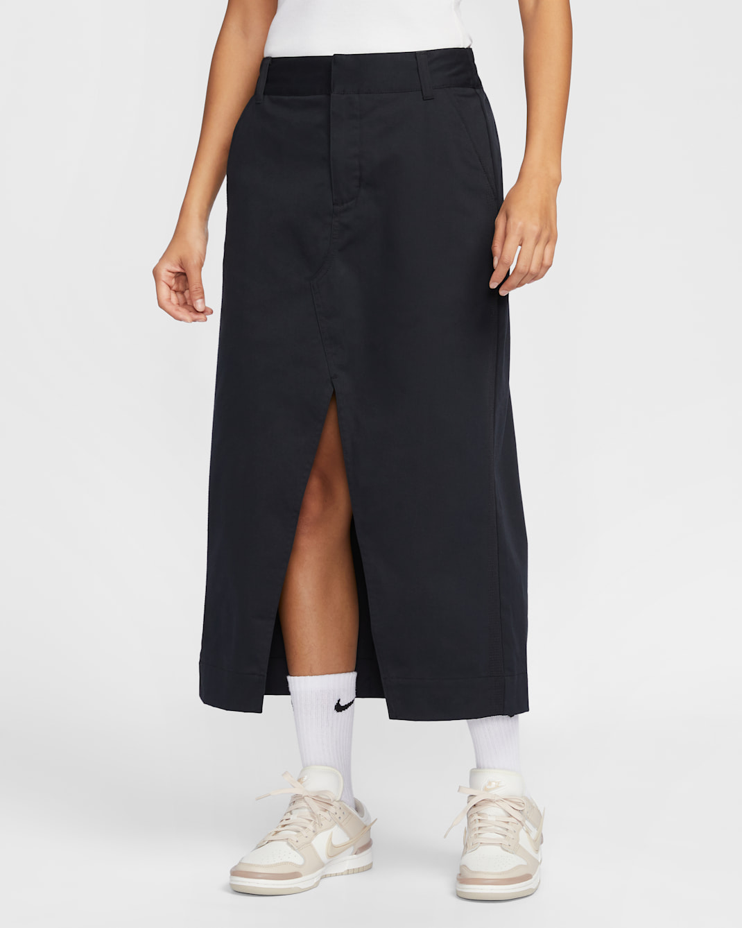 ナイキ スポーツウェア コレクション ウィメンズ ツイル スカート - ブラック/ブラック