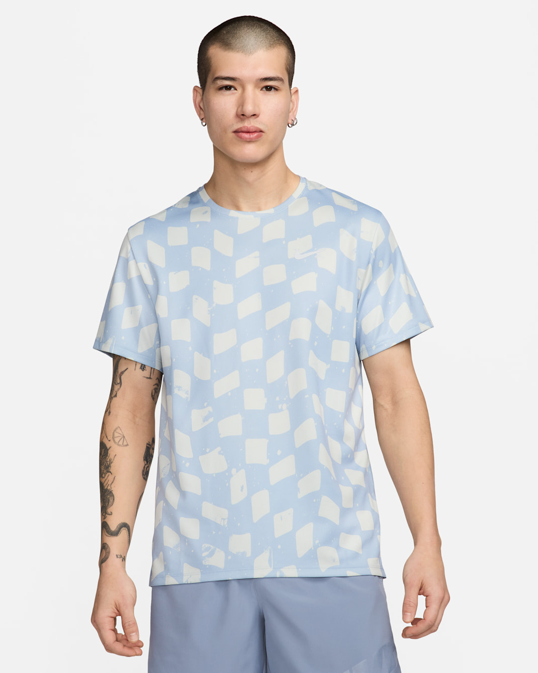 Nike Dri-FIT Miler Men's Short-Sleeve Running Top - Cobalt Bliss