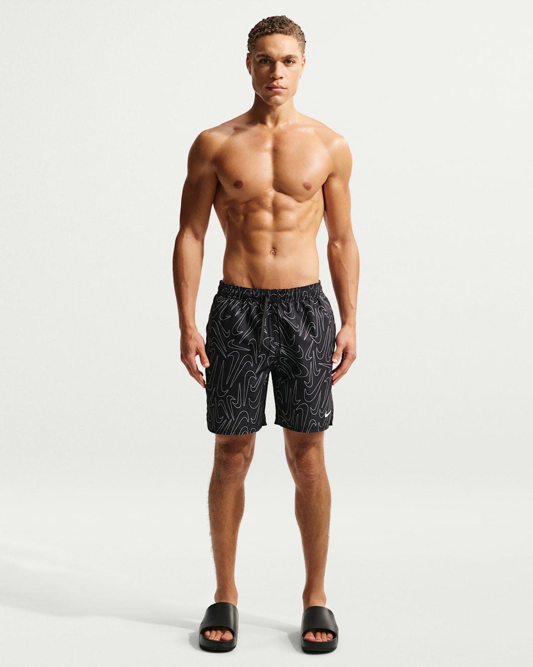 Nike Swim Breaker Men's 7" Brief-Lined Volley Short - Black