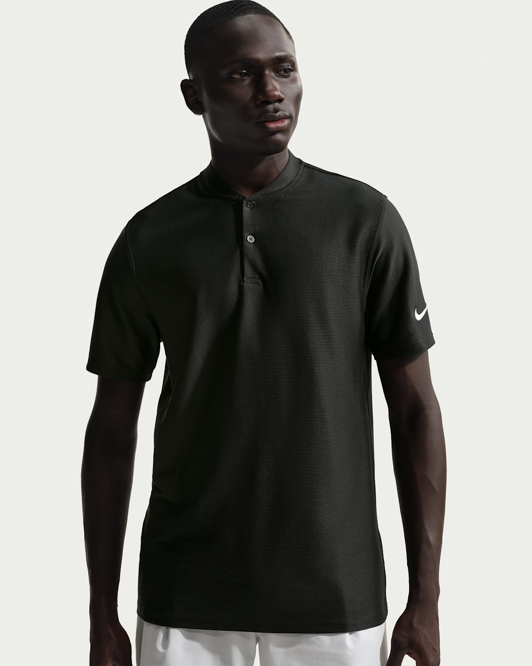 Polo de golf Dri-FIT para hombre Nike Velocity - Negro/Blanco