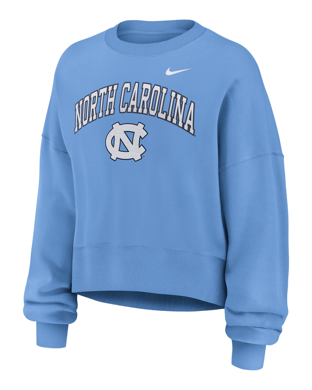 North Carolina Phoenix Arch Women's Nike College Pullover Crew - Light Blue