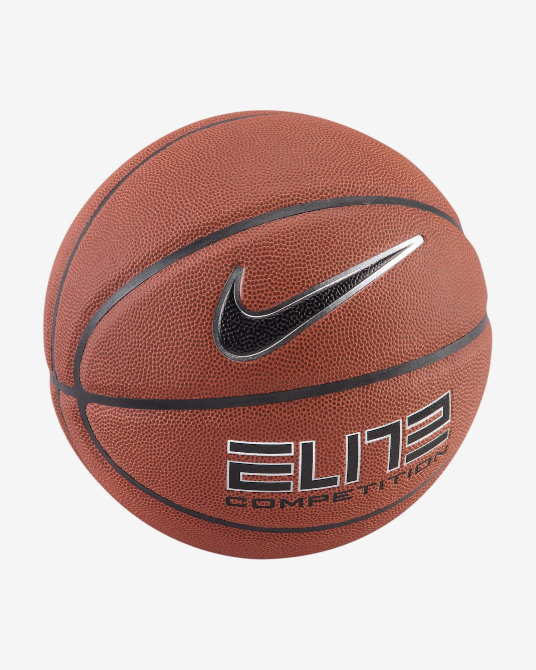 Nike Elite Competition 8P Basketball 2.0 - Amber/Black/Black