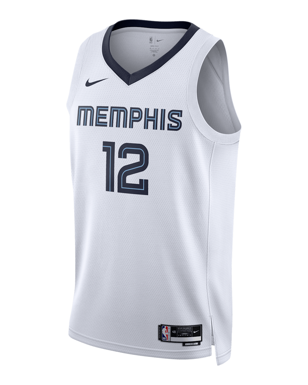 Ja Morant Memphis Grizzlies 2022/23 Association Edition Nike Dri-FIT NBA Swingman-trøje til mænd - hvid