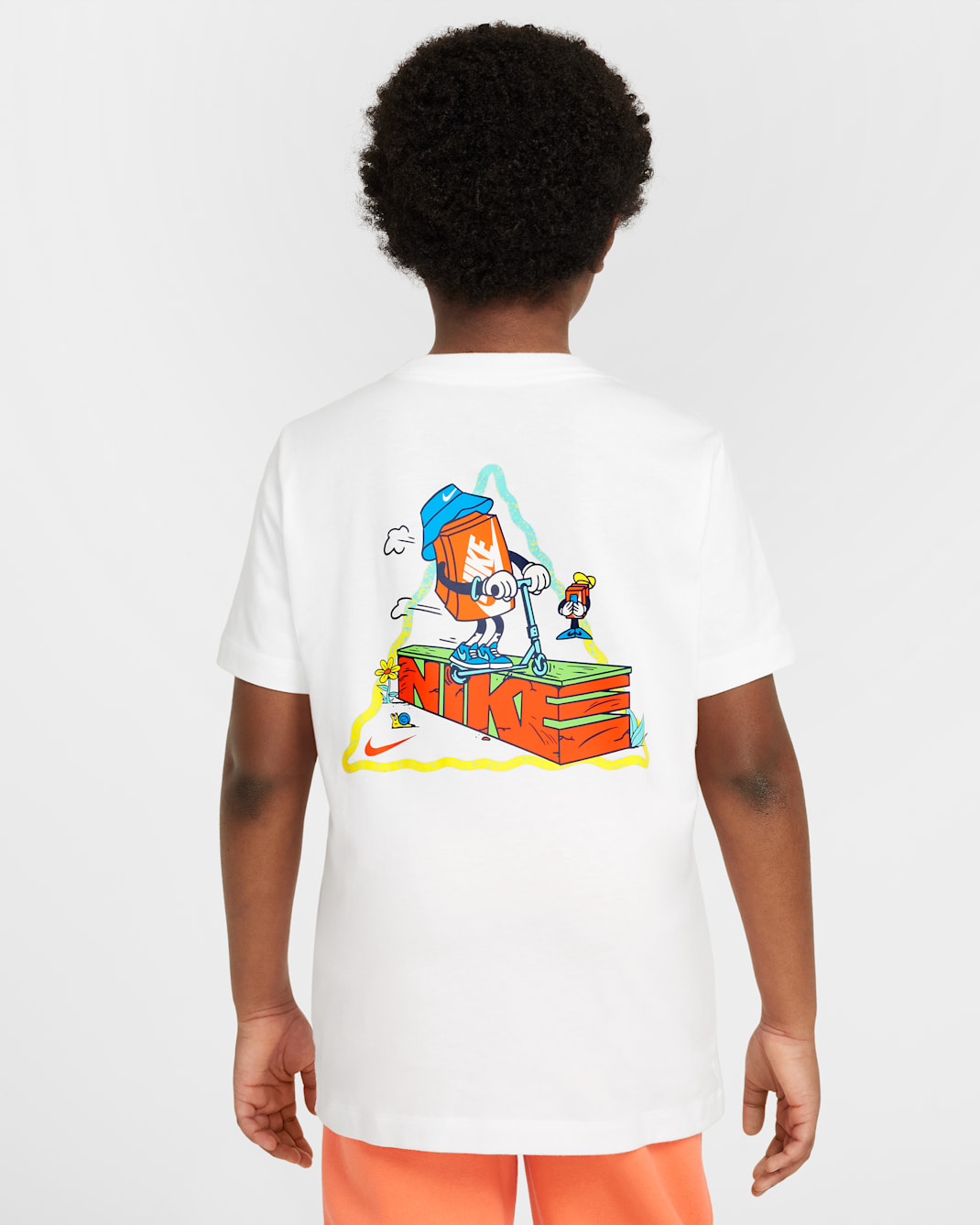 Nike Sportswear Big Kids' T-Shirt - White