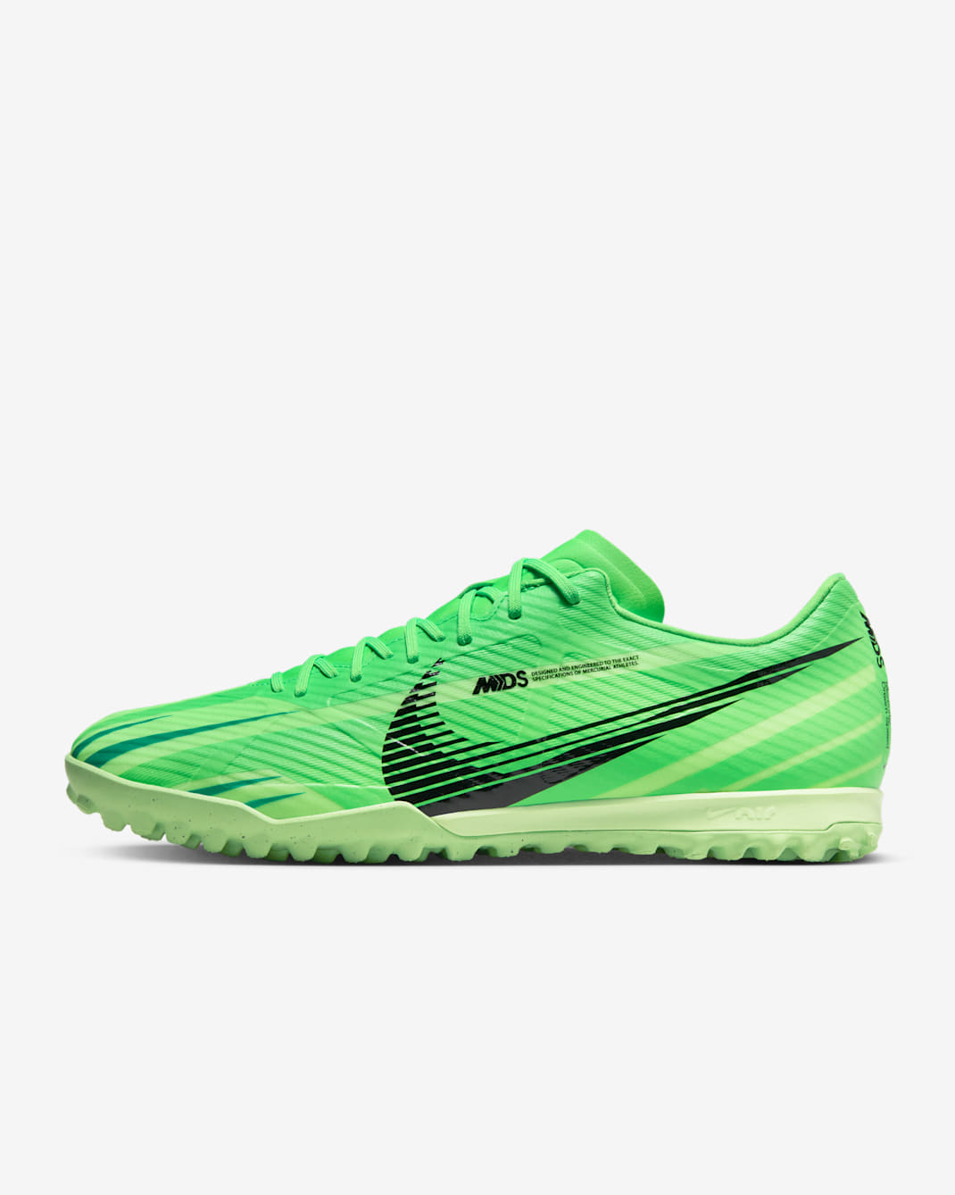 Nike Vapor 15 Academy Mercurial Dream Speed TF Low-Top Football Shoes - Green Strike/Stadium Green/Black
