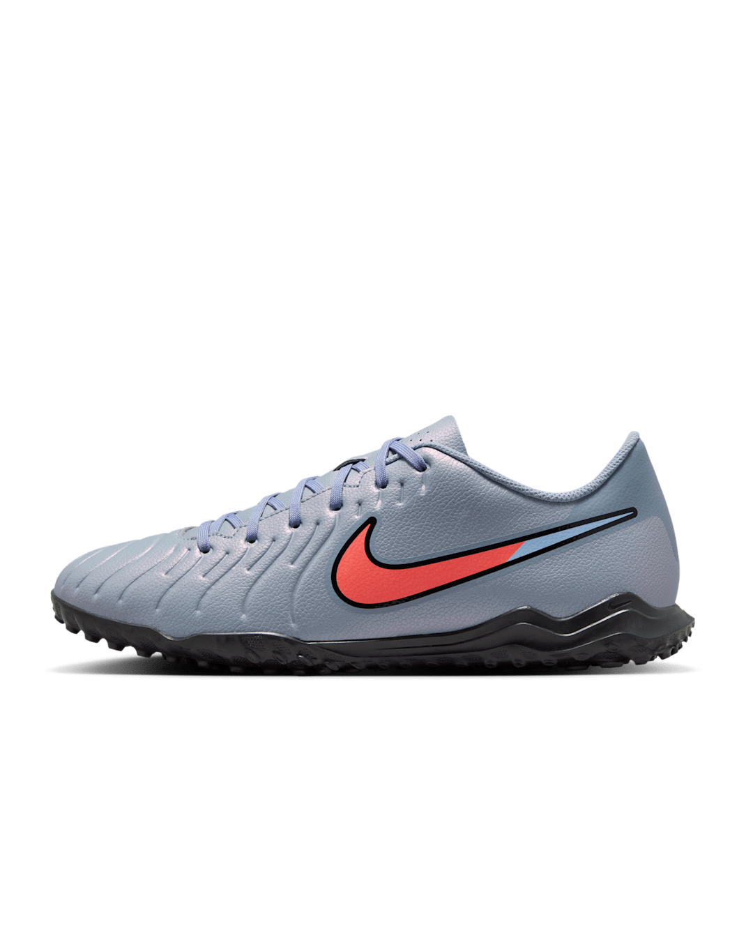 Nike Tiempo Legend 10 Club Low-Top-fodboldsko til grus - Blue Eclipse/sort