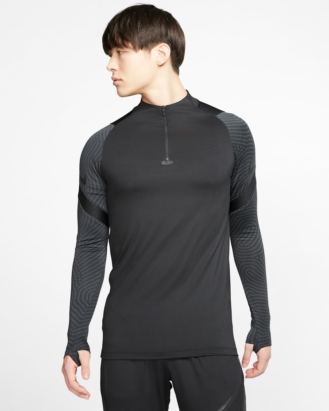 Nike Dri-FIT Strike Men's Football Drill Top - Black/Black/Anthracite/Black