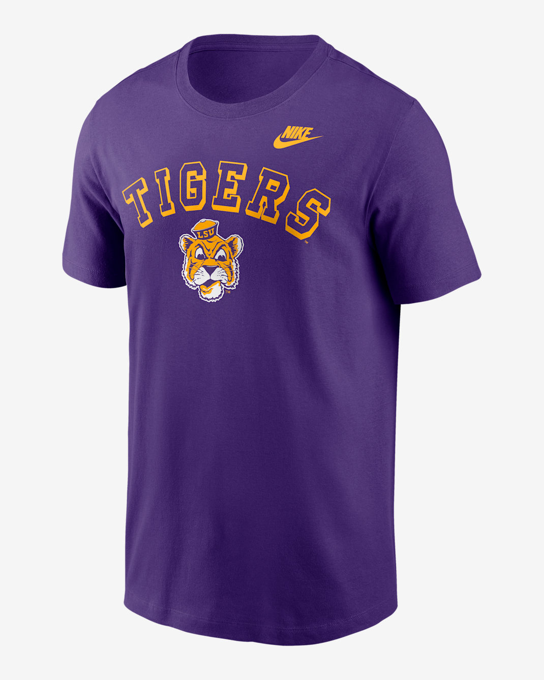 Playera universitaria Nike para hombre LSU Legacy Nickname - Morado