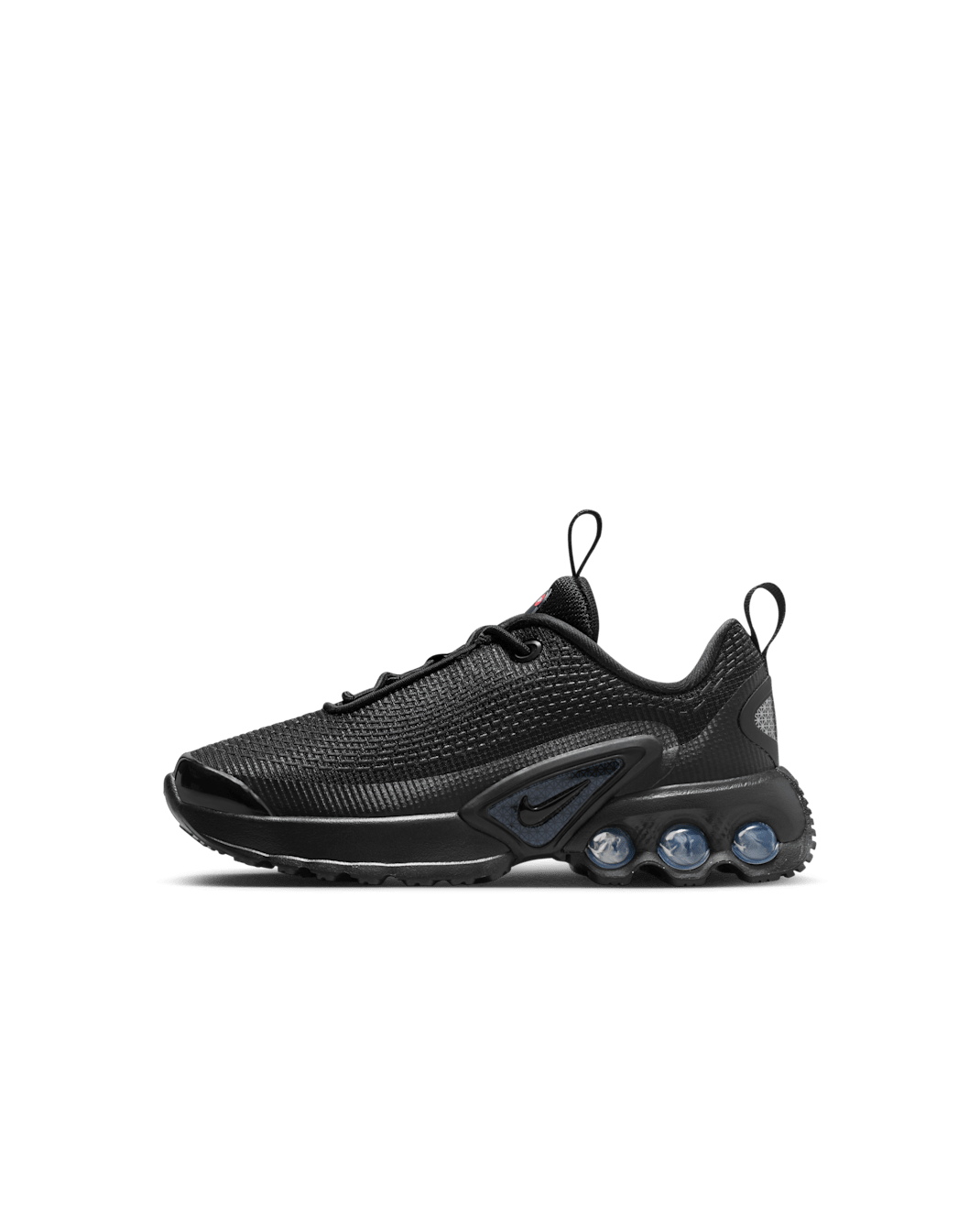Nike Air Max Dn Younger Kids' Shoes - Black/Black/Metallic Dark Grey/Black