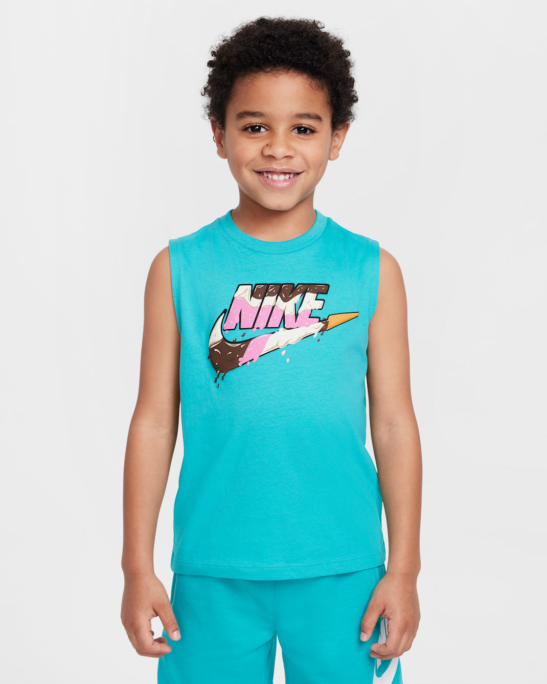 Nike Little Kids' Futura Ice Cream Tank - Dusty Cactus