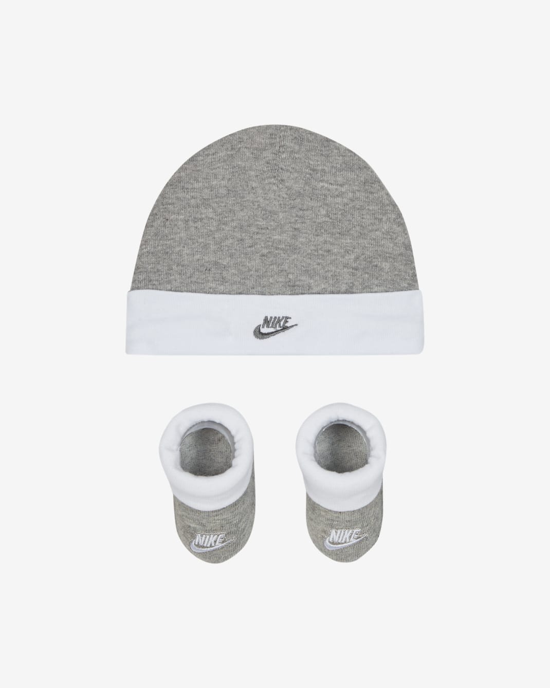 Conjunto de 2 peças Nike para bebé (0-6 meses) - Cinzento Heather escuro