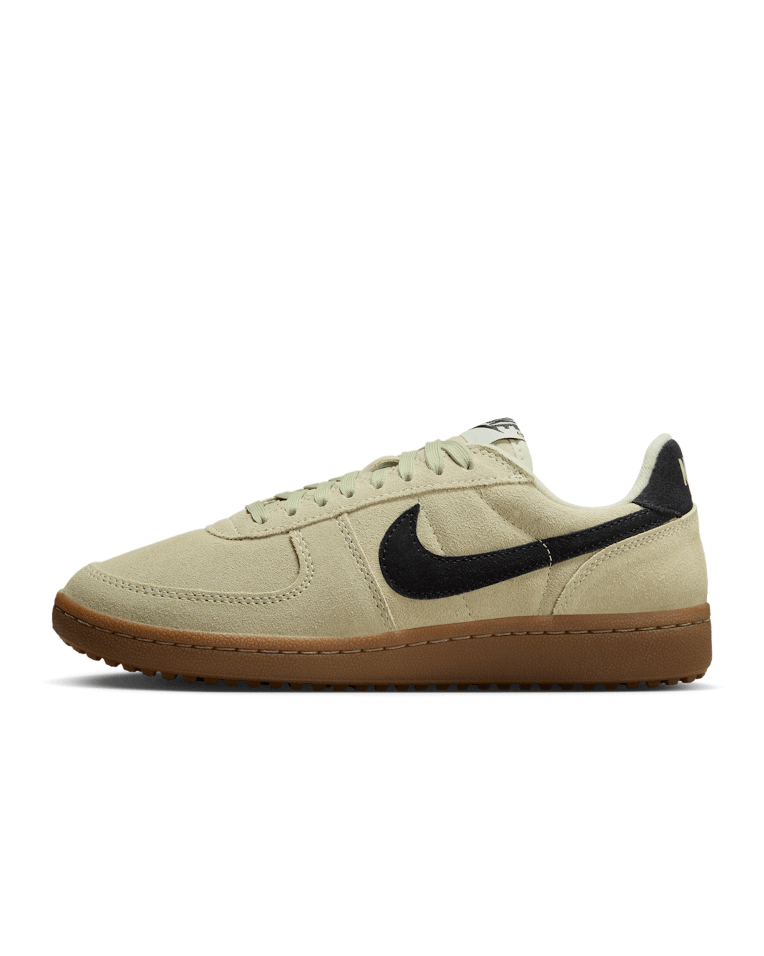 Nike Field General 麂皮女鞋 - Olive Aura/Gum Dark Brown/Sail/黑色