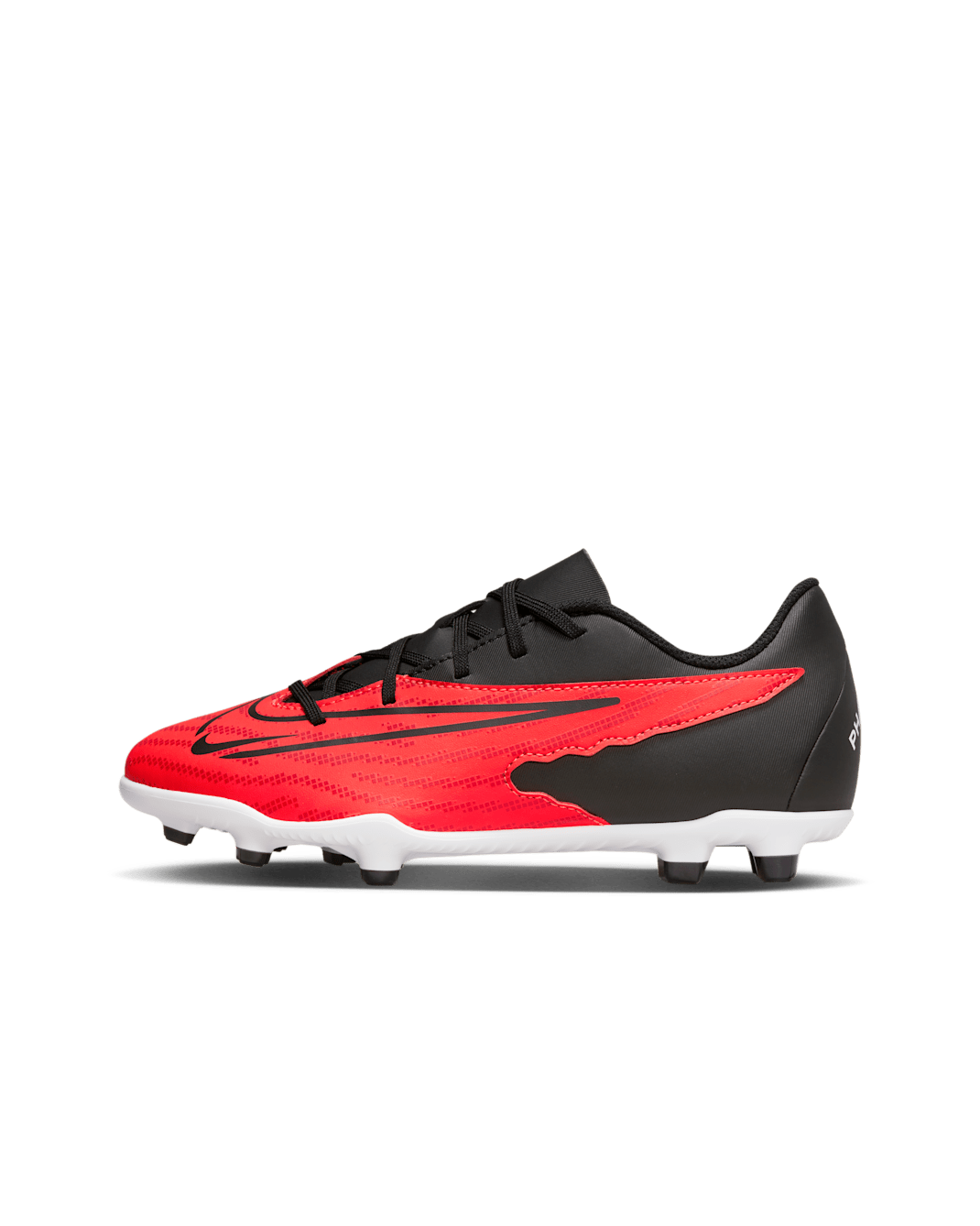 Nike Jr. Phantom GX Club Older Kids' Multi-Ground Low-Top Football Boot - Bright Crimson/White/University Red/Black