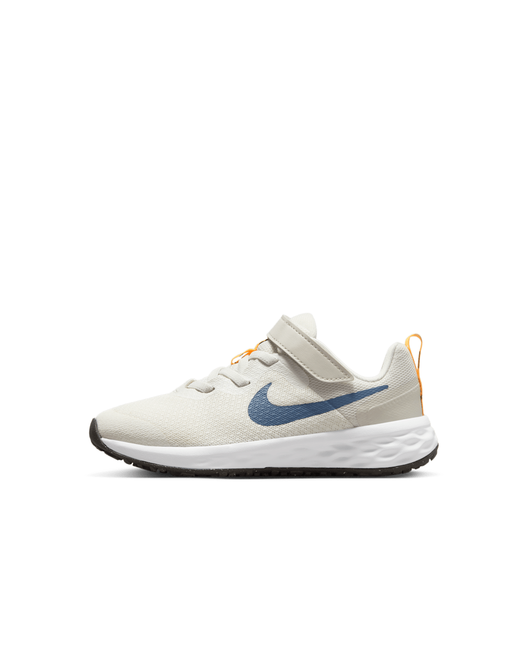Nike Revolution 6 Younger Kids' Shoes - Summit White/Light Bone/Blue Lightning/Diffused Blue