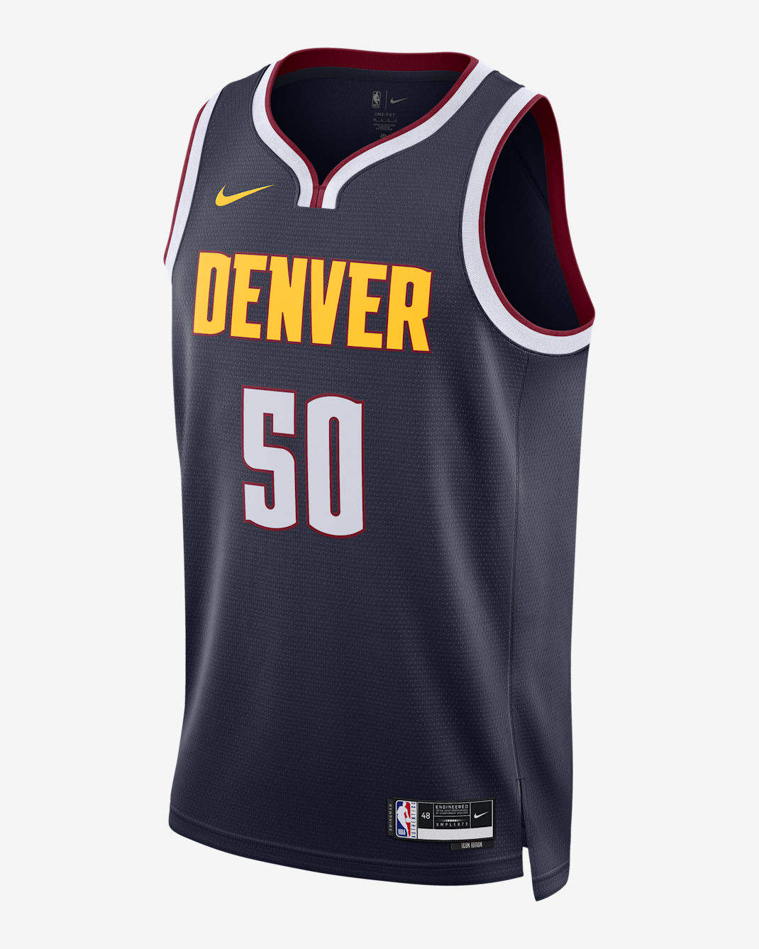 Denver Nuggets Icon Edition Men's Nike Dri-FIT NBA Swingman Jersey - College Navy