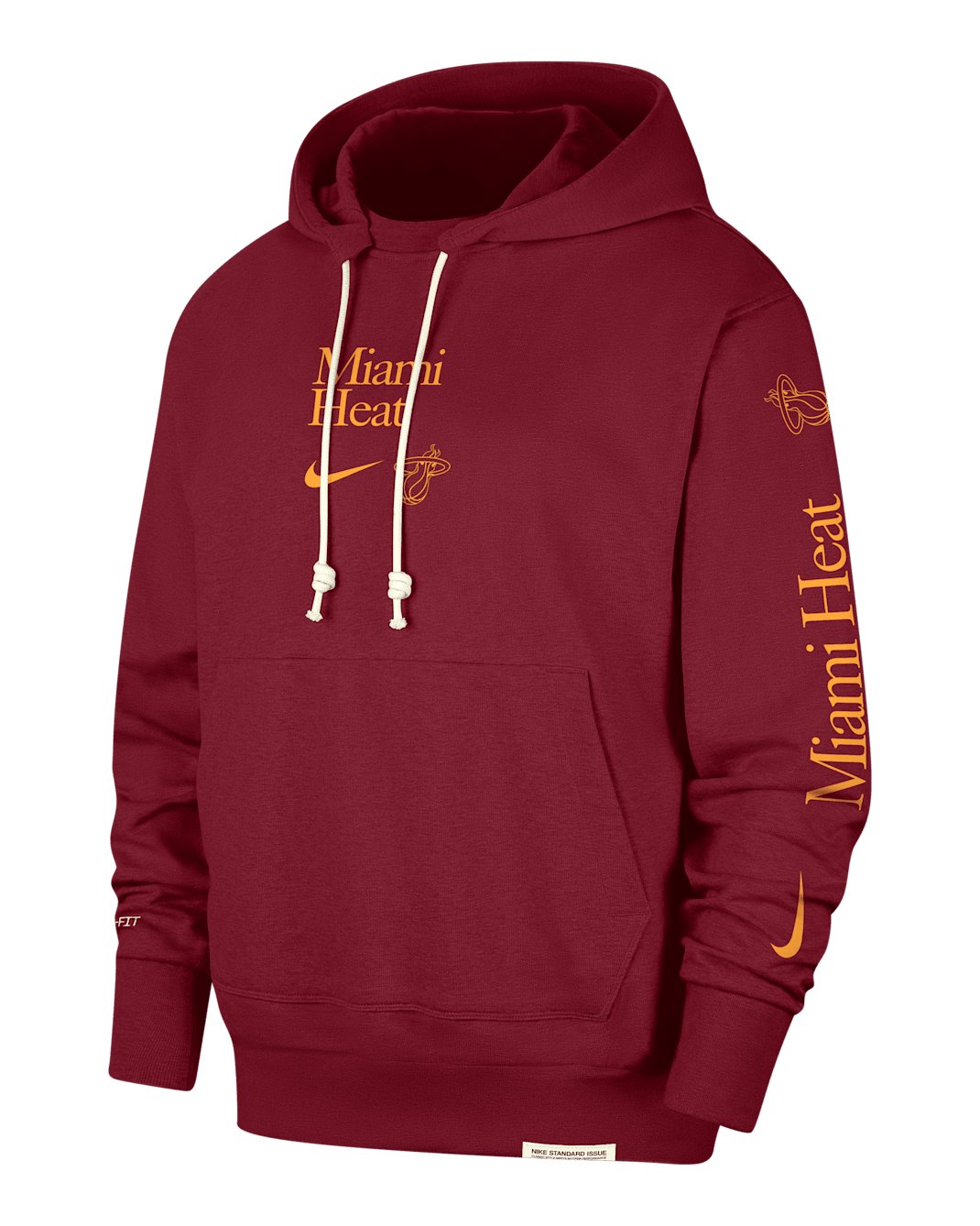 Miami Heat Standard Issue Courtside Men's Nike Dri-FIT NBA Hoodie - Tough Red