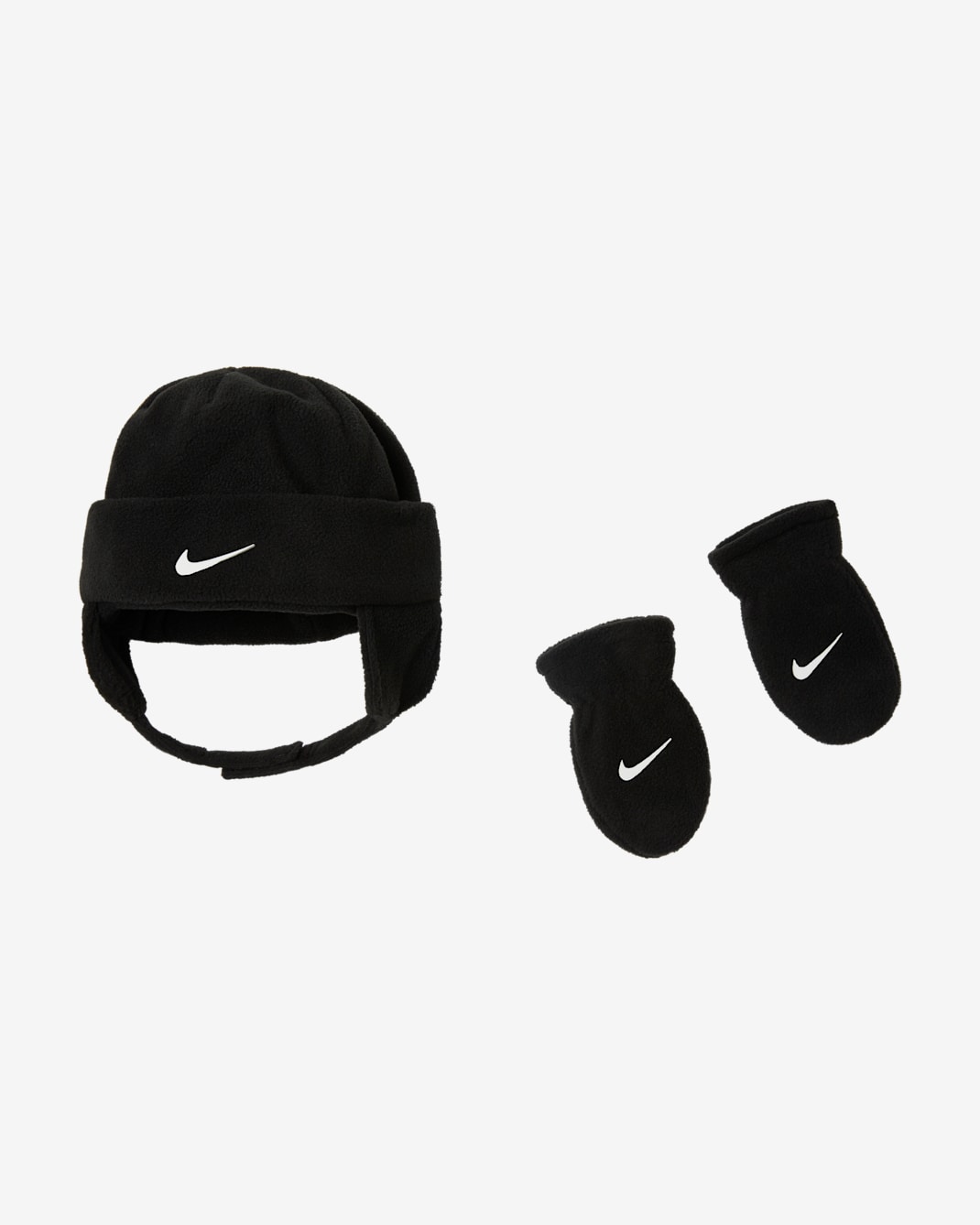 Nike Conjunt de gorra i mitenes - Nadó (12-24 M) - Negre