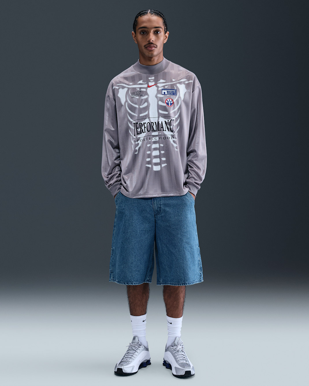 Shorts de denim para hombre Nike Sportswear - Azul gimnasio