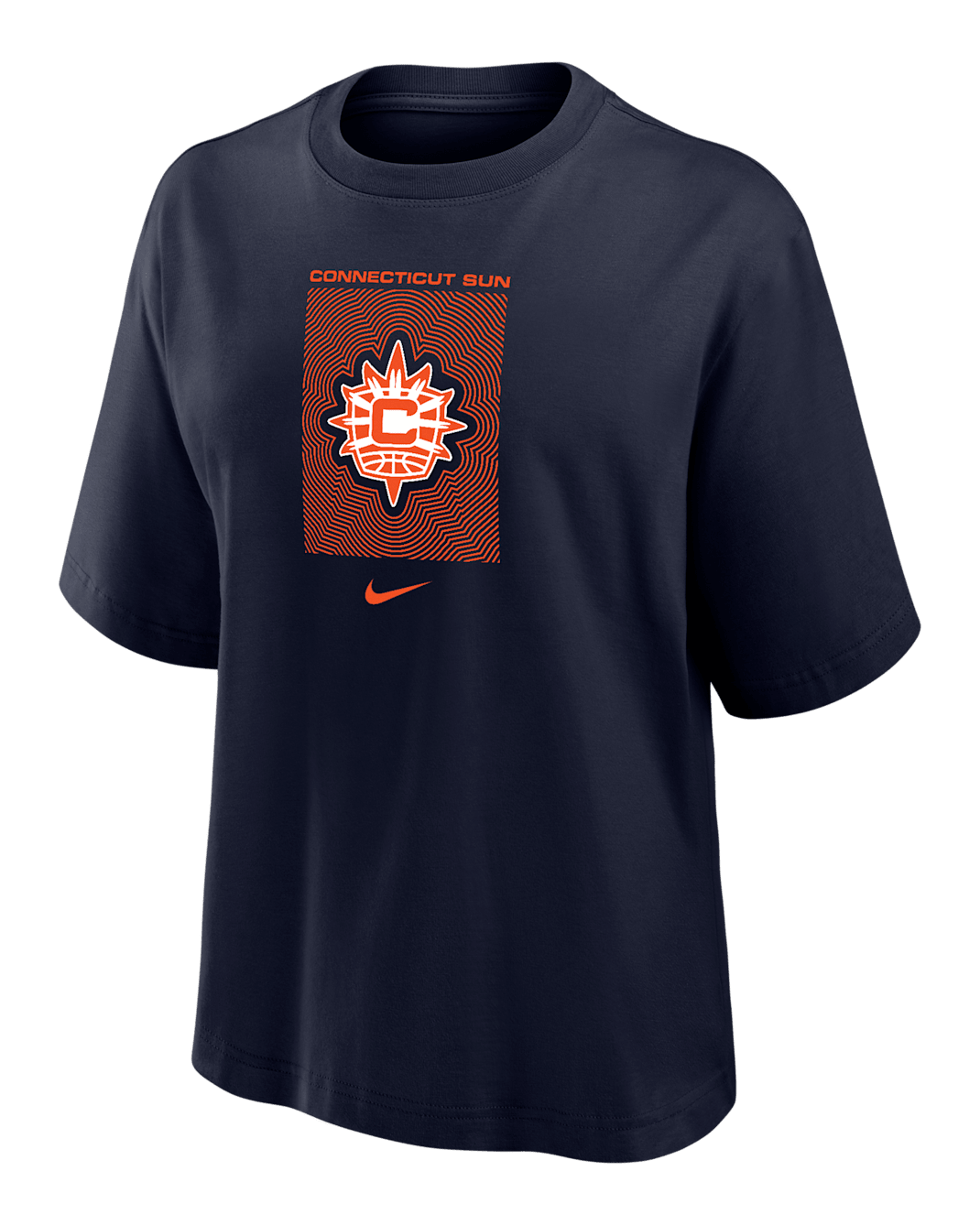 Connecticut Sun Women's Nike WNBA Boxy T-Shirt - Navy