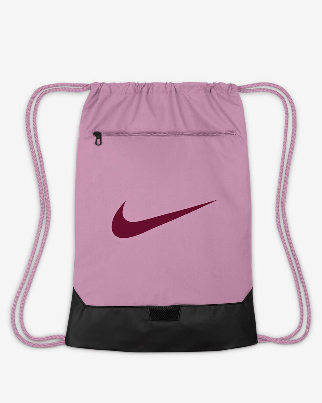Nike Brasilia 9.5 Training Gymsack (18L) - Orchid/Black/Dark Beetroot