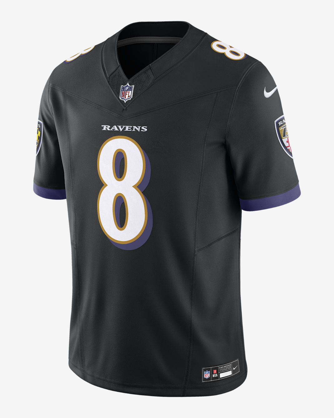 Lamar Jackson Baltimore Ravens Men's Nike Dri-FIT NFL Limited Football Jersey - Black