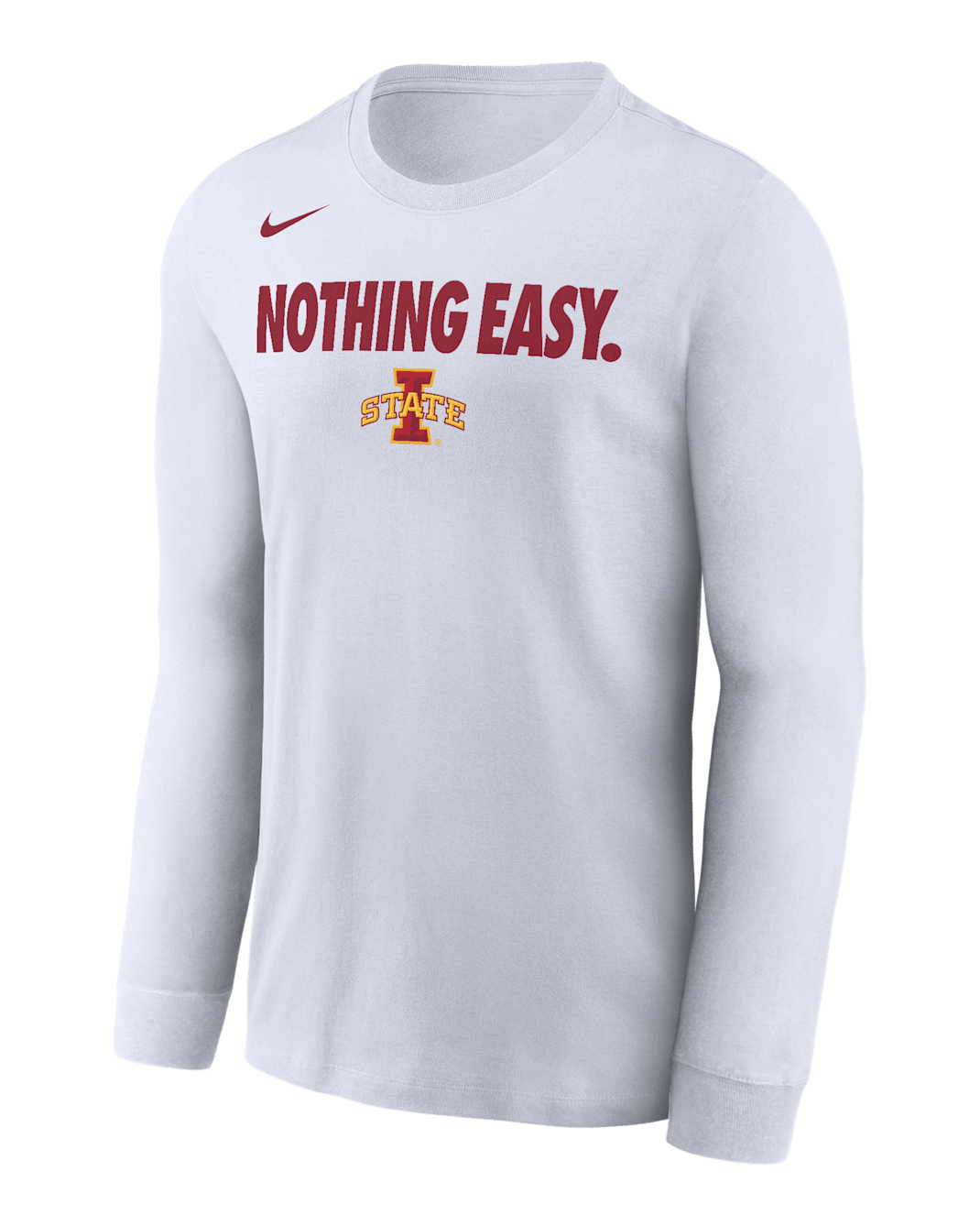 Iowa State Men's Nike College Long-Sleeve T-Shirt - White