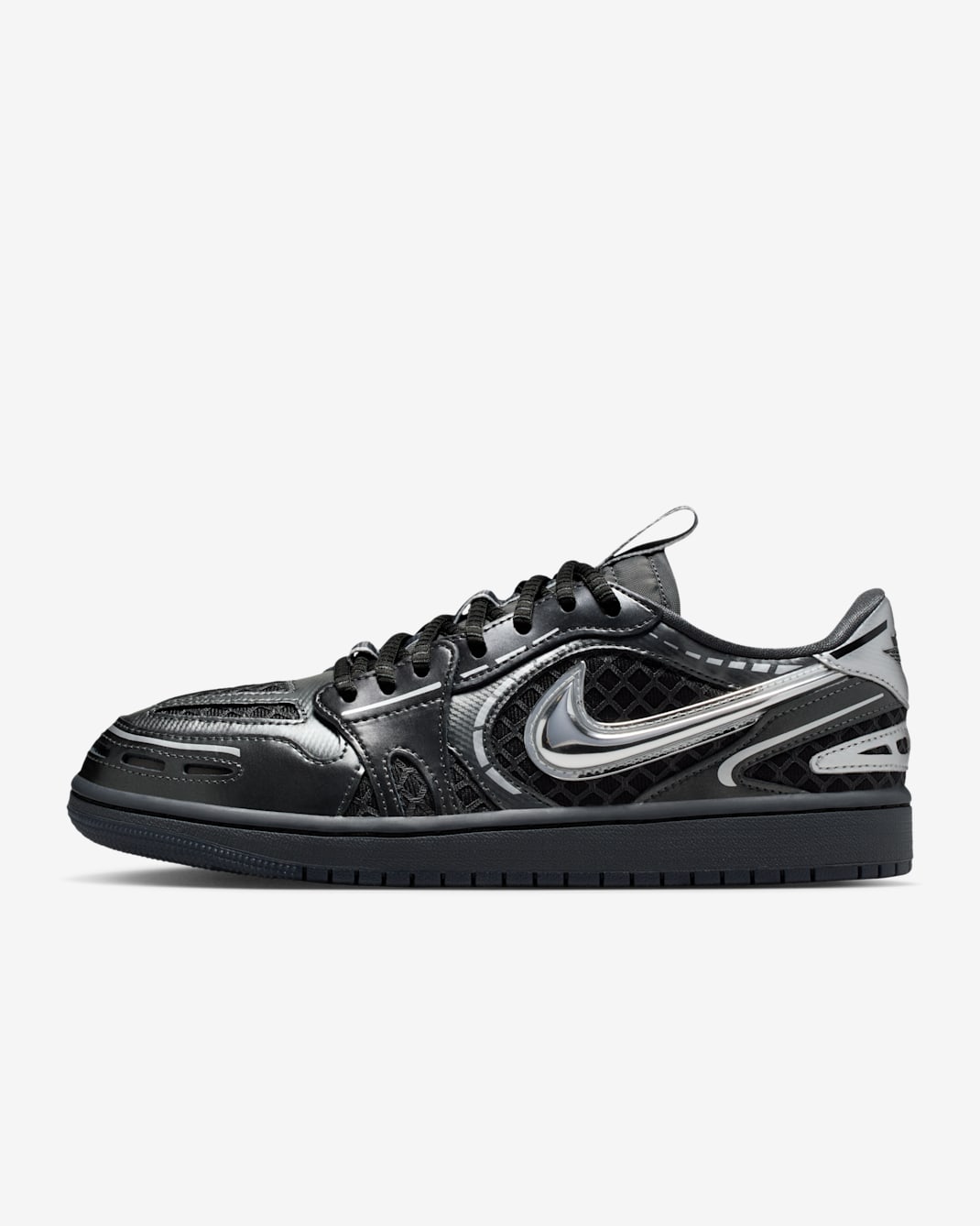 Tenis para mujer Air Jordan 1 Low Method of Make - Negro/Blanco/Antracita/Plata metalizado