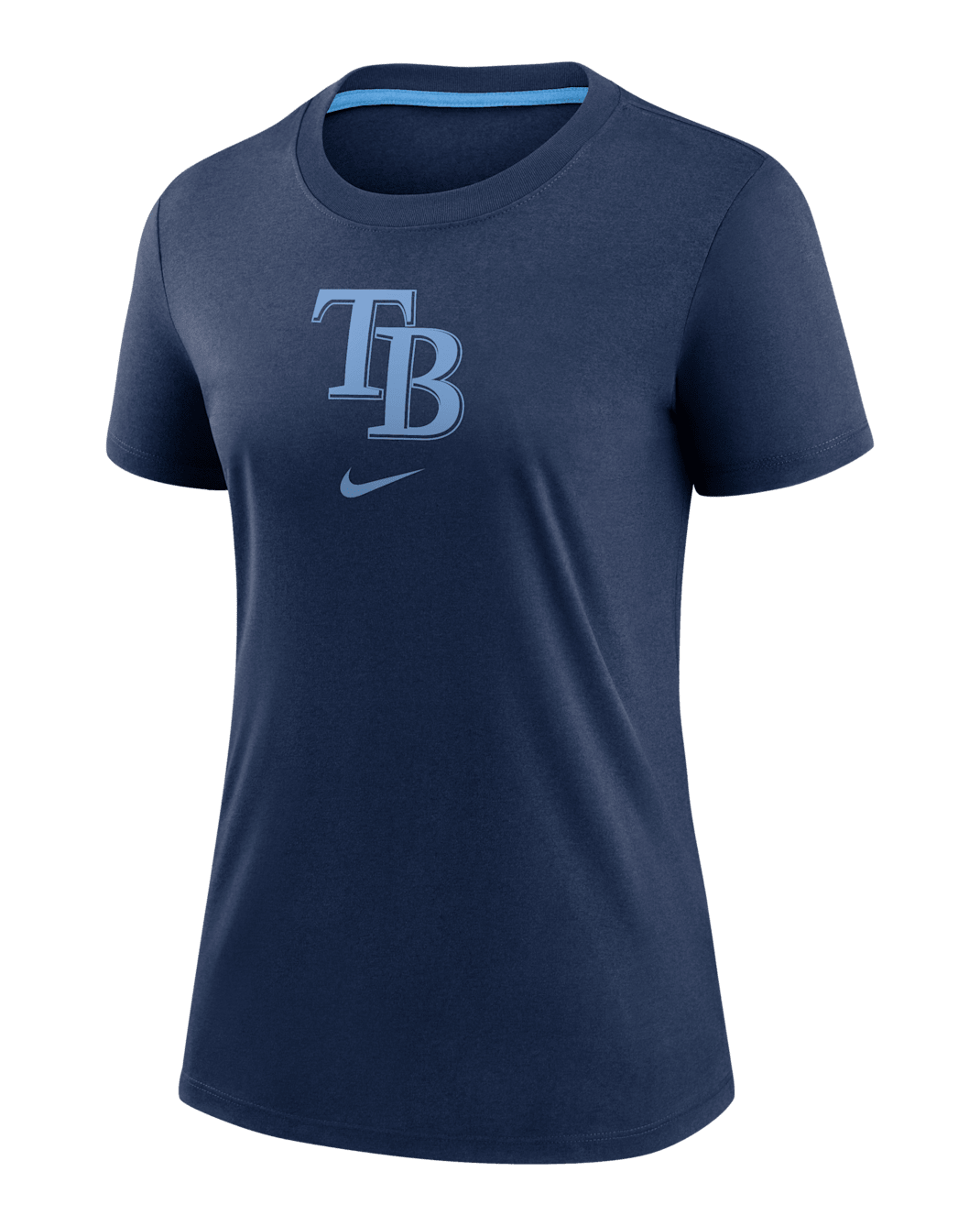 Playera Nike de la MLB para mujer Tampa Bay Rays Authentic Collection Early Work - Azul marino