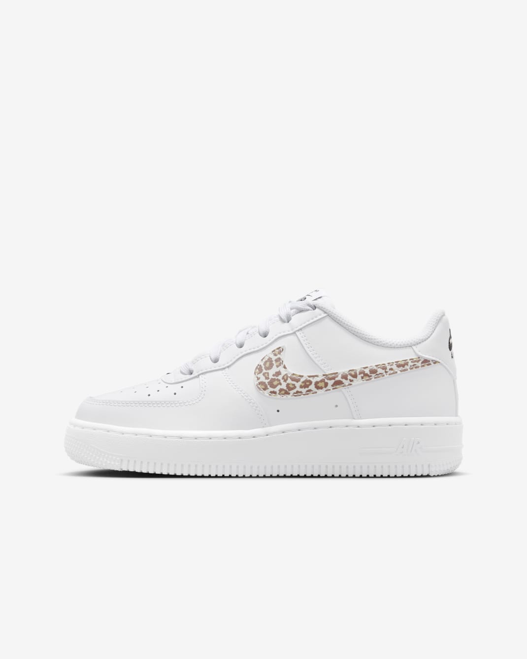 Chaussure Air Force 1 Low pour ado - Blanc/Noir