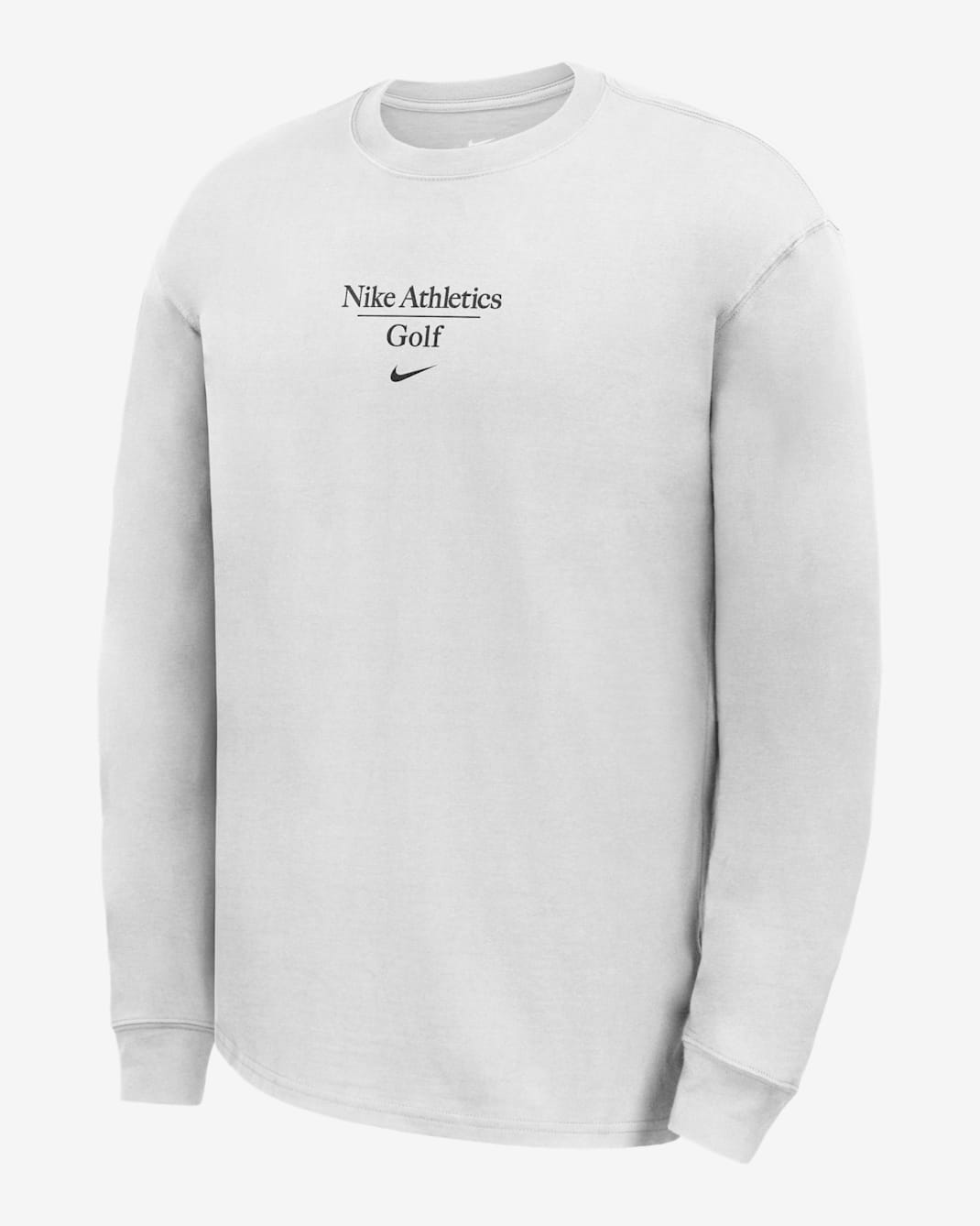 Nike Max90 Men's Golf Long-Sleeve T-Shirt - White