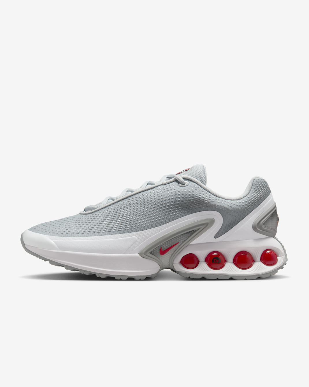 Nike Air Max Dn Shoes - Pure Platinum/Wolf Grey/Metallic Silver/University Red