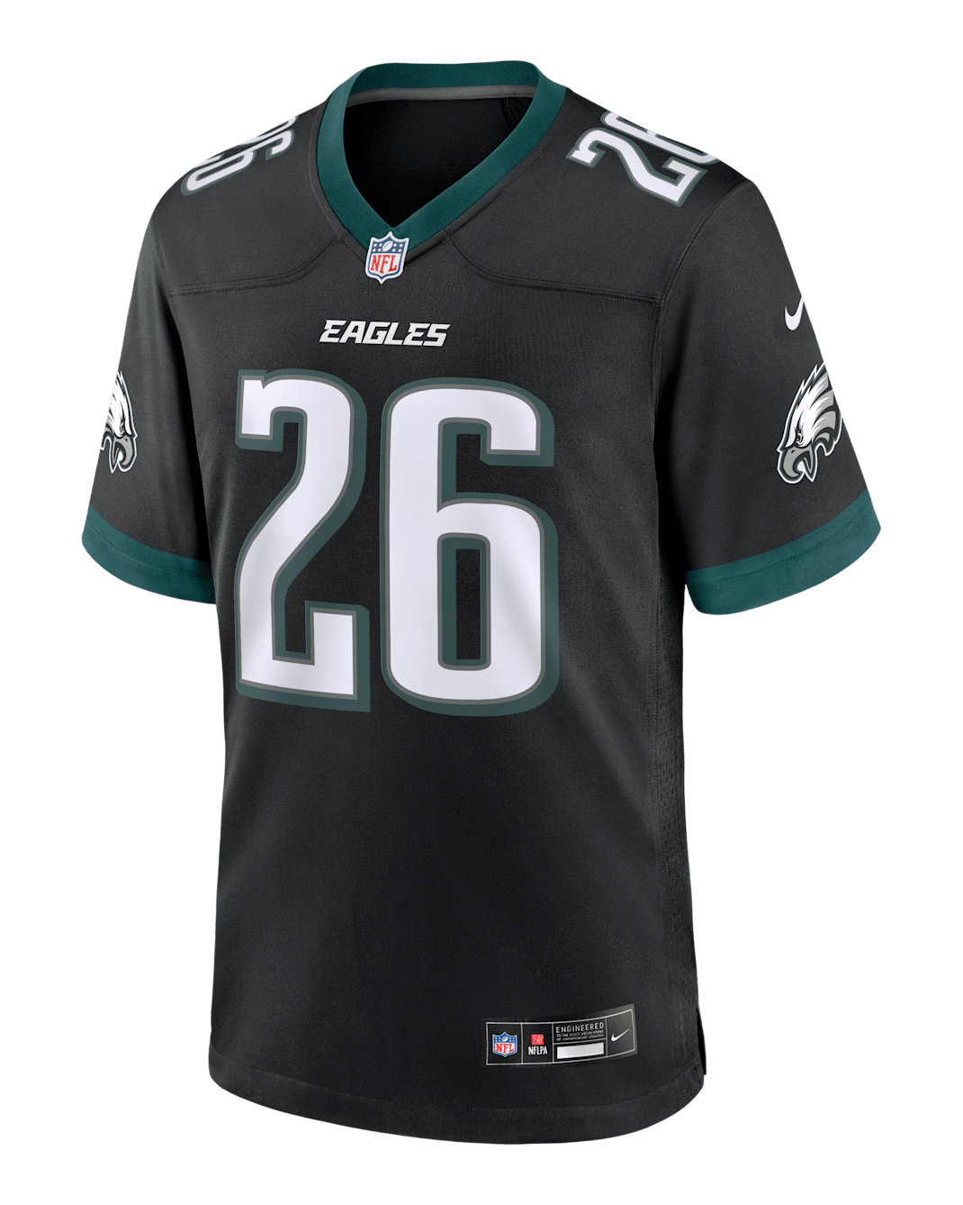 Saquon Barkley Philadelphia Eagles Men's Nike NFL Game Jersey - Black