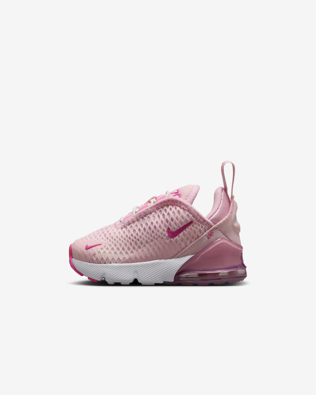 Nike Air Max 270 Baby/Toddler Shoes - Pink Foam/Summit White/Platinum Violet/Playful Pink