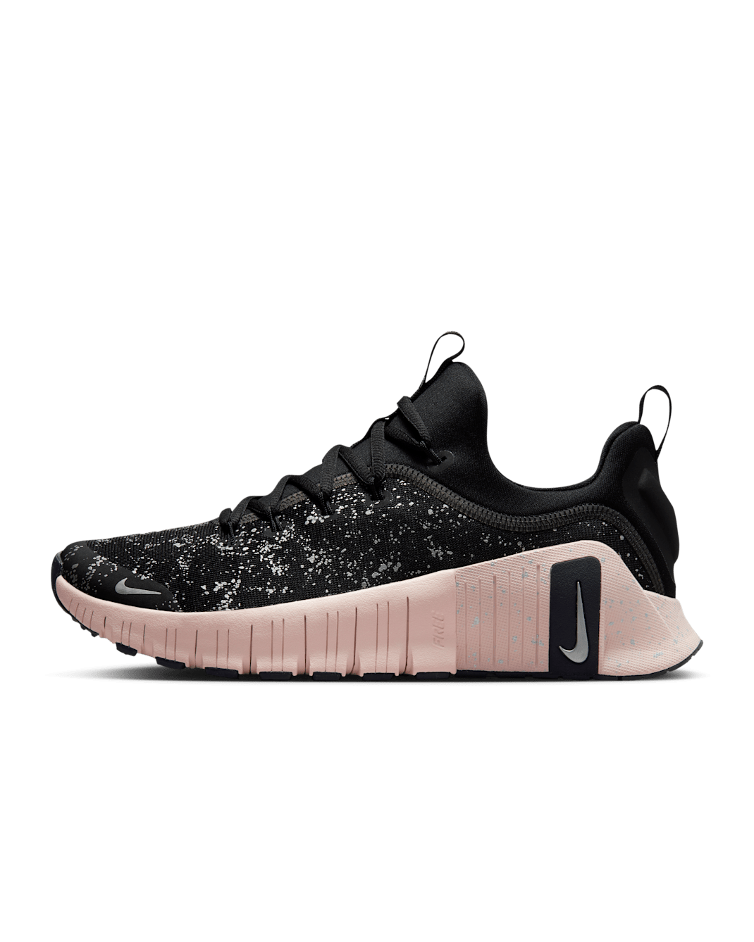 Nike Free Metcon 6 SE Women's Workout Shoes - Black/Silt Red/Metallic Silver