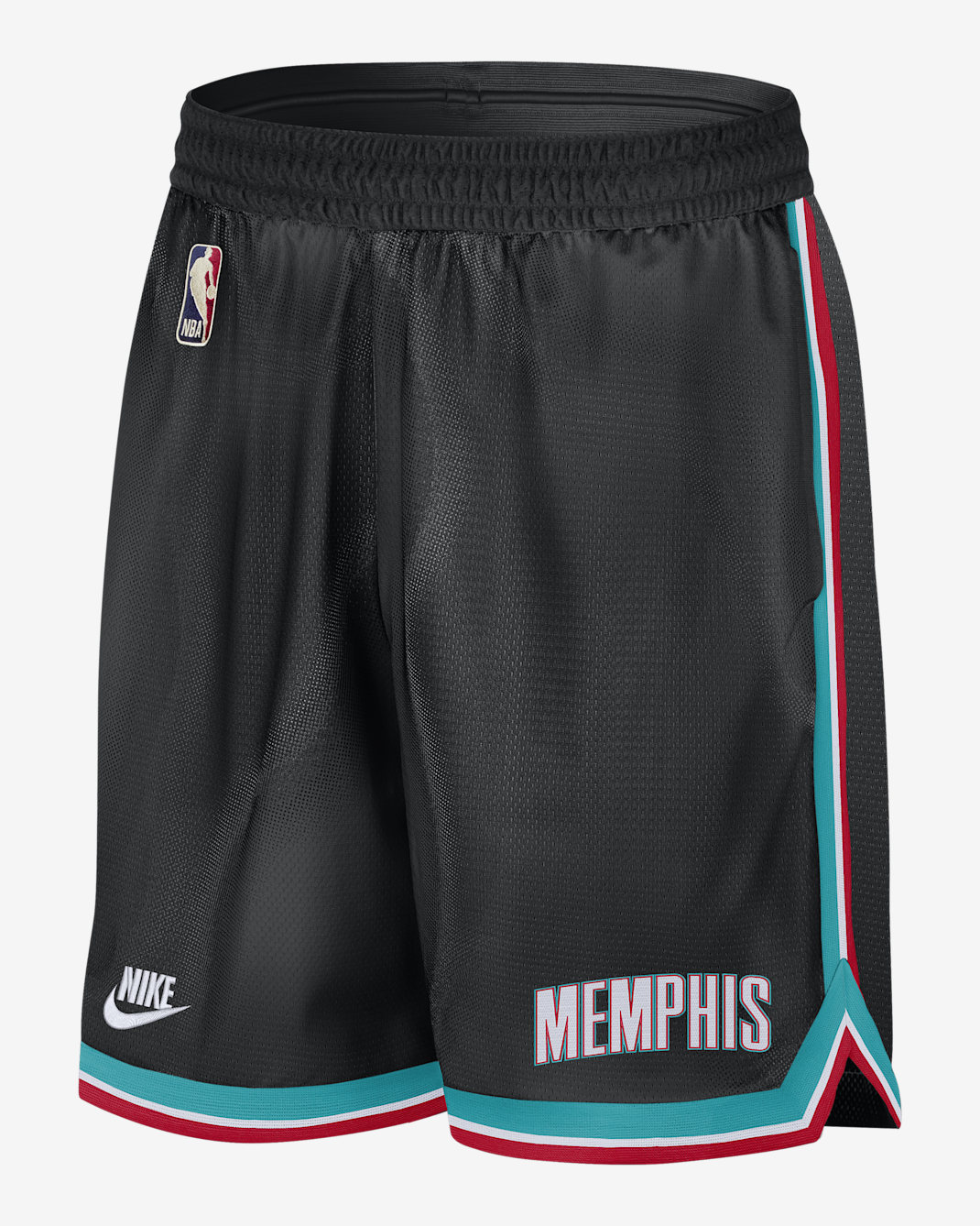 Shorts Nike Dri-FIT de la NBA de 20 cm para hombre Memphis Grizzlies DNA 2025/26 Hardwood Classics - Negro